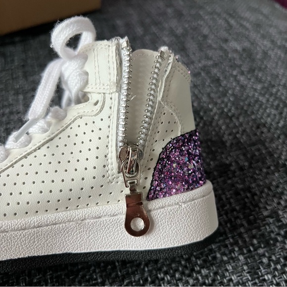 NIB Vintage Havana Leather Mavis High Top Toddler Sneakers Size 8 - Picture 10 of 15